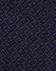 Finamore Anversa Tie Untipped Loose Weave Navy