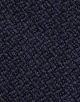 Finamore Anversa Tie Untipped Loose Weave Navy