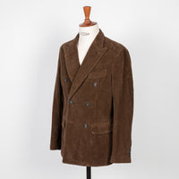 Massimo Alba Monster Double Breasted Blazer Noce