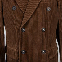 Massimo Alba Monster Double Breasted Blazer Noce