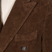 Massimo Alba Monster Double Breasted Blazer Noce