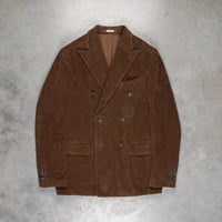 Massimo Alba Monster Double Breasted Blazer Noce
