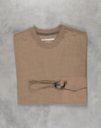 And Wander Heavy Cotton Pocket LS T-Shirt D. Beige