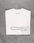 And Wander Heavy Cotton Pocket LS T-Shirt White