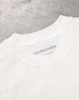 And Wander Heavy Cotton Pocket LS T-Shirt White