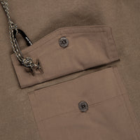 And Wander Heavy Cotton Pocket LS T-Shirt D. Beige