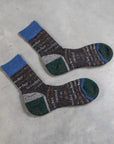 And Wander Wool Socks Charcoal