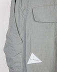 And Wander NY Taffeta 2-Way Pants Gray