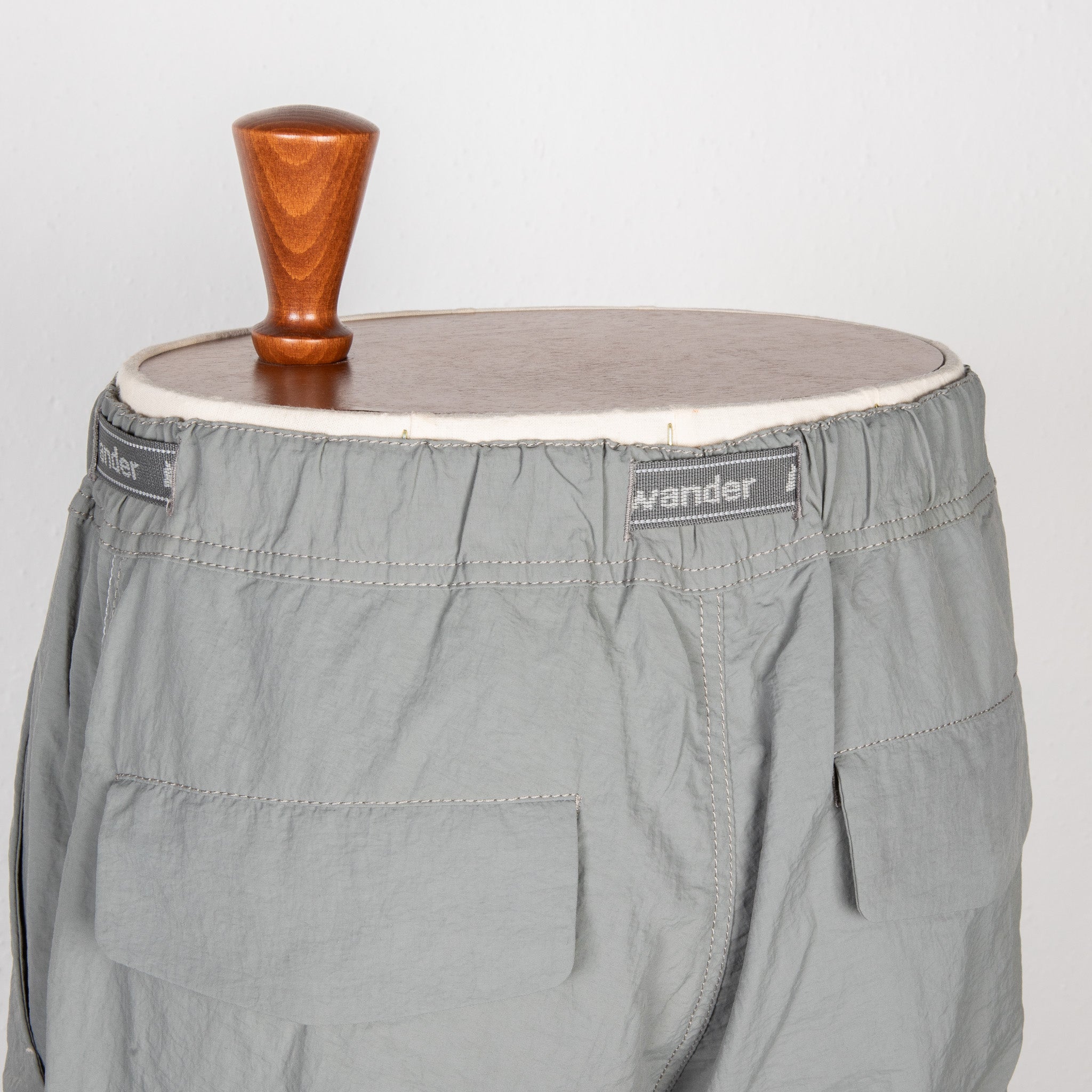 And Wander NY Taffeta 2-Way Pants Gray