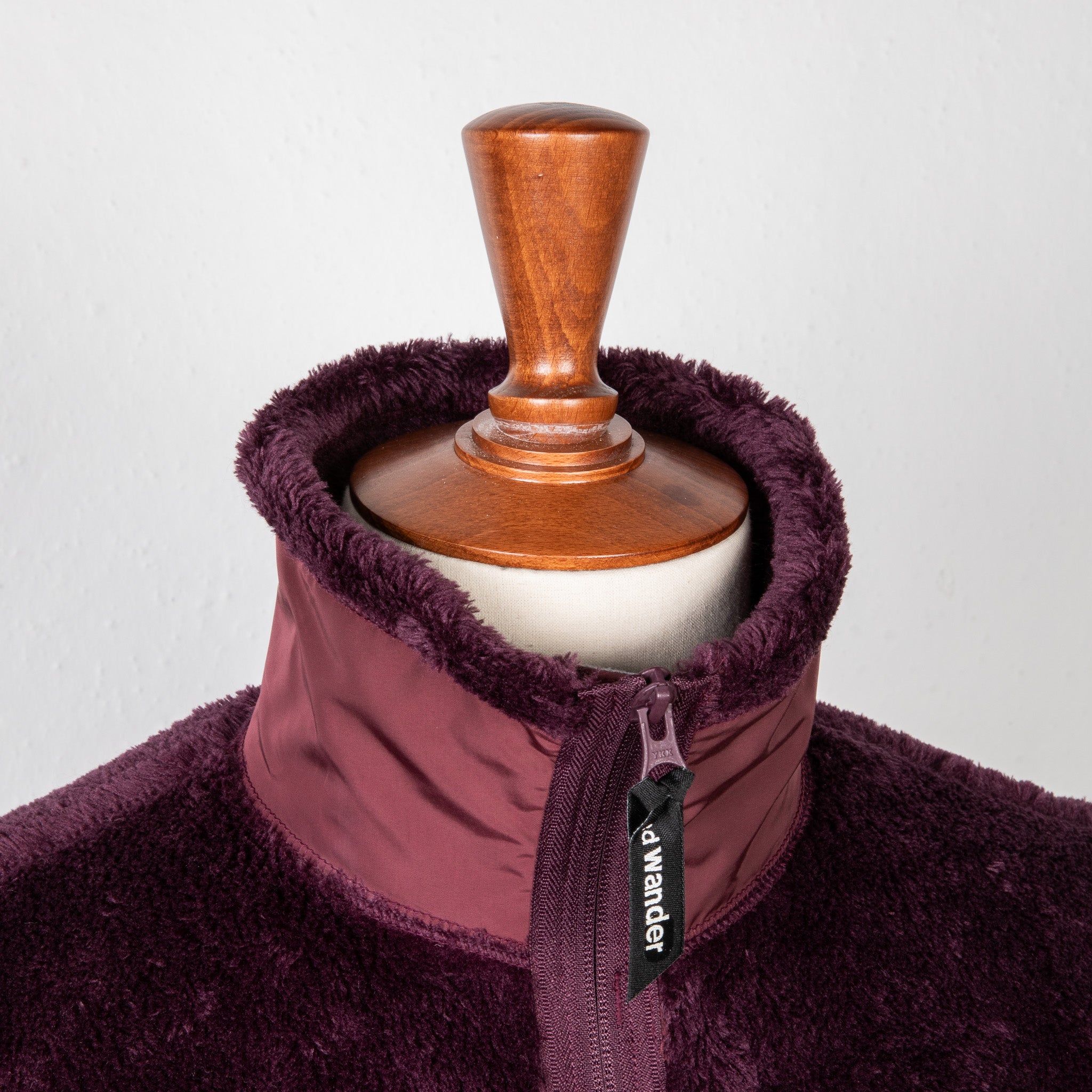 And Wander High Loft Fleece Jacket Purple Frans Boone Store