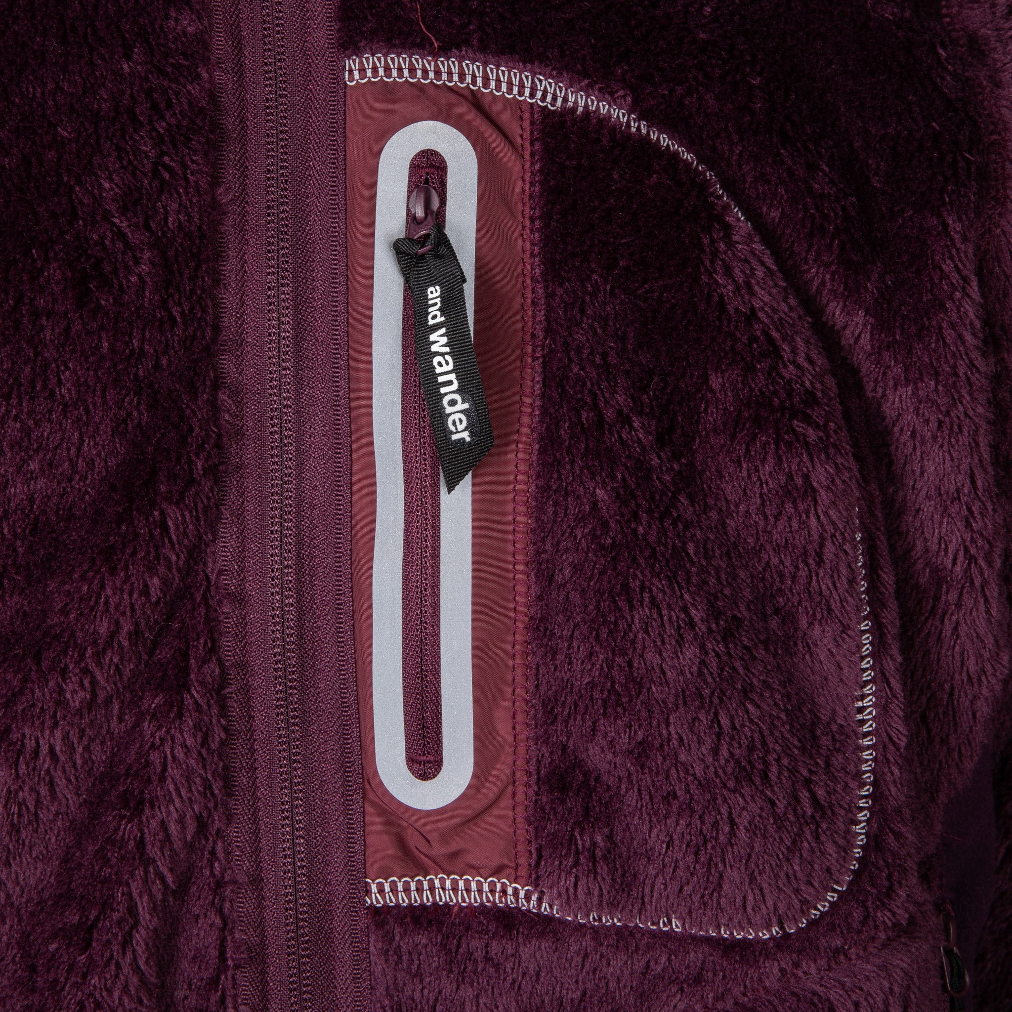 And Wander High Loft Fleece Jacket Purple