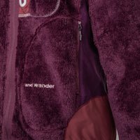 And Wander High Loft Fleece Jacket Purple