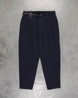 And Wander Light W Cloth Pants Navy