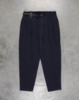 And Wander Light W Cloth Pants Navy