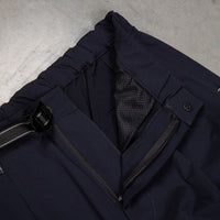 And Wander Light W Cloth Pants Navy