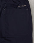 And Wander Light W Cloth Pants Navy