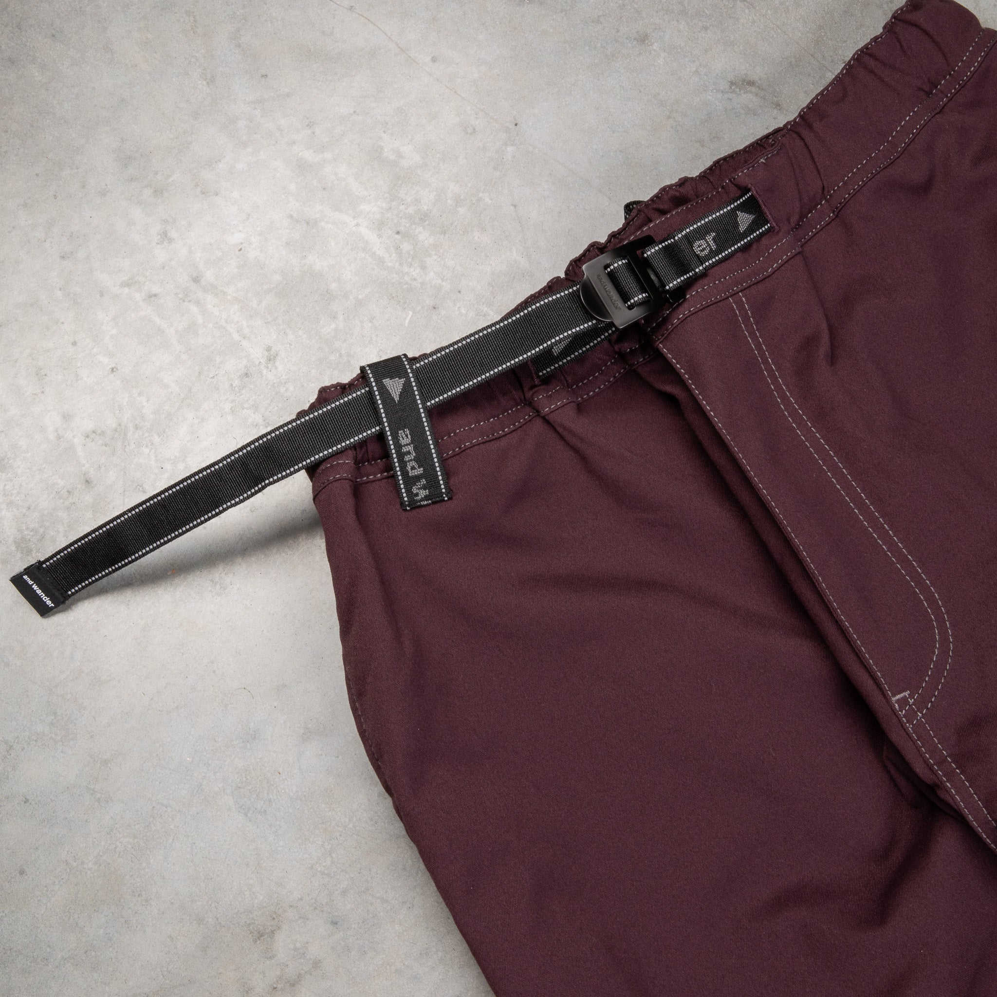 And Wander PE Climbing Pants Bordeaux