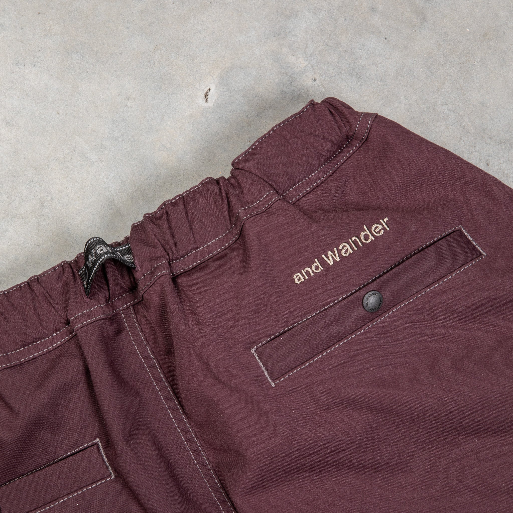 And Wander PE Climbing Pants Bordeaux