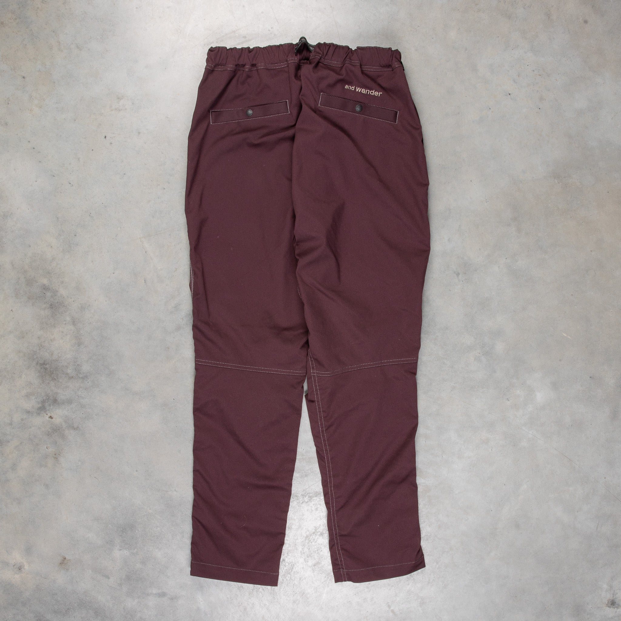 And Wander PE Climbing Pants Bordeaux