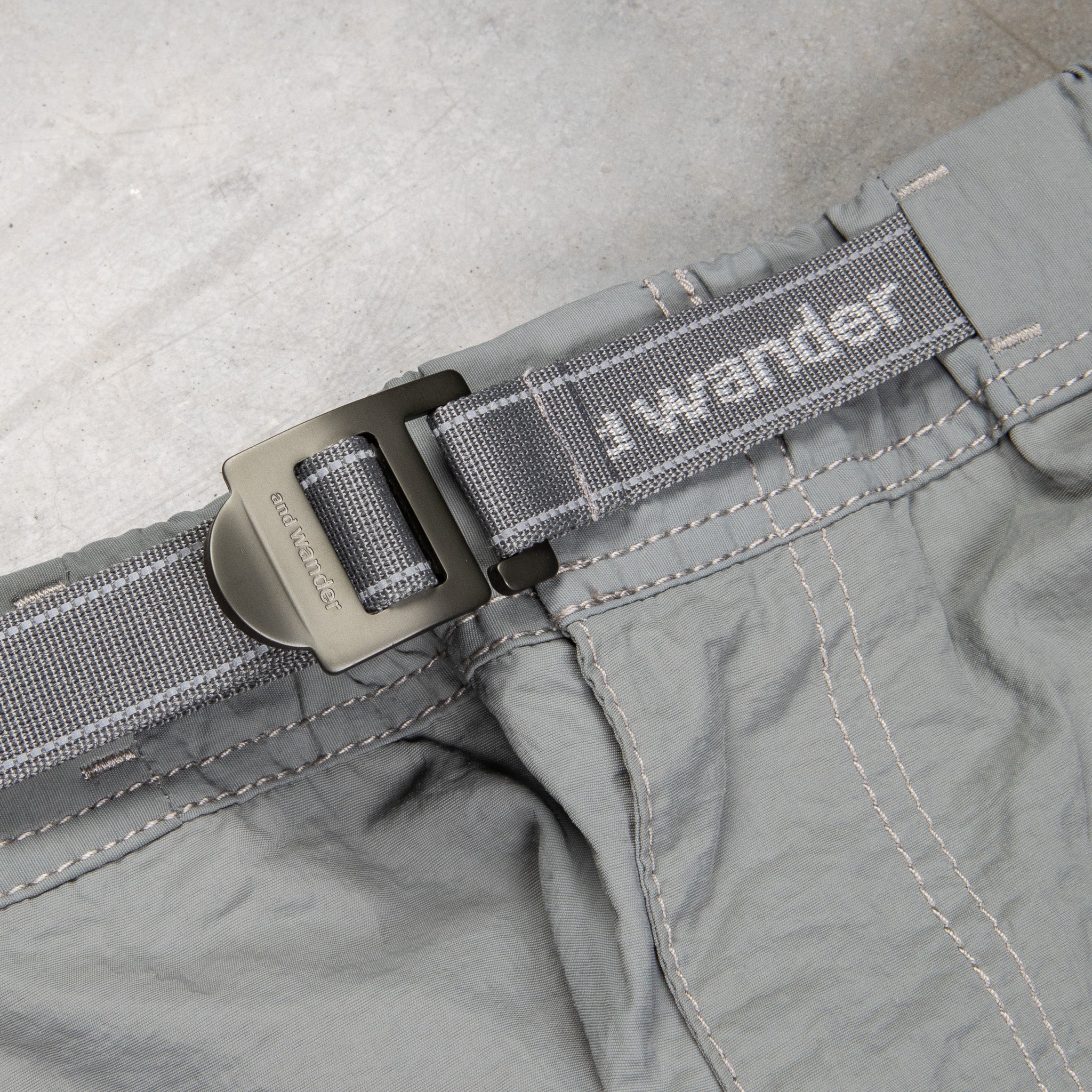 And Wander Ny Taffeta Hiker Pants Gray