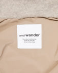And Wander Top Fleece Jacket L.Beige