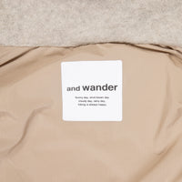 And Wander Top Fleece Jacket L.Beige