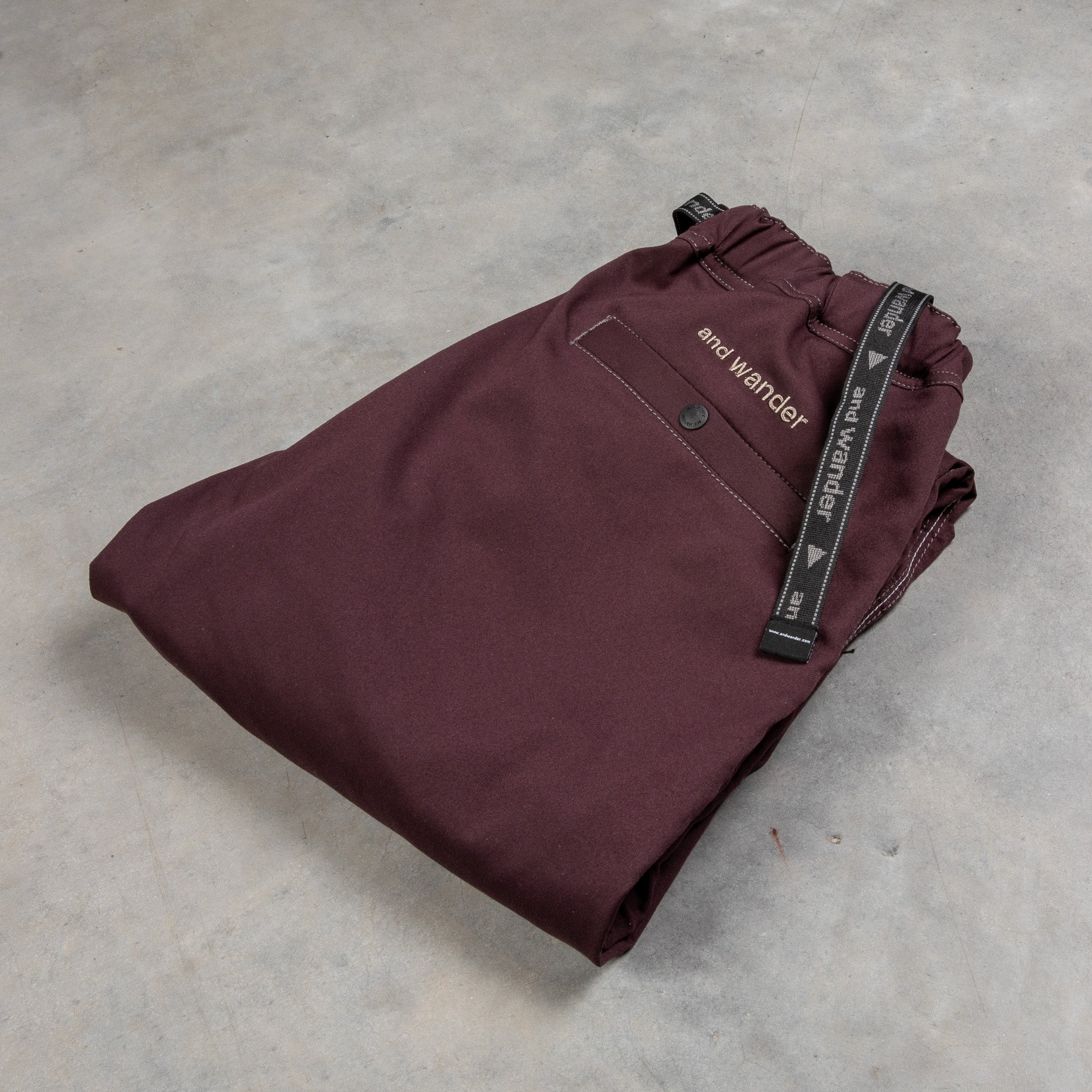 And Wander PE Climbing Pants Bordeaux