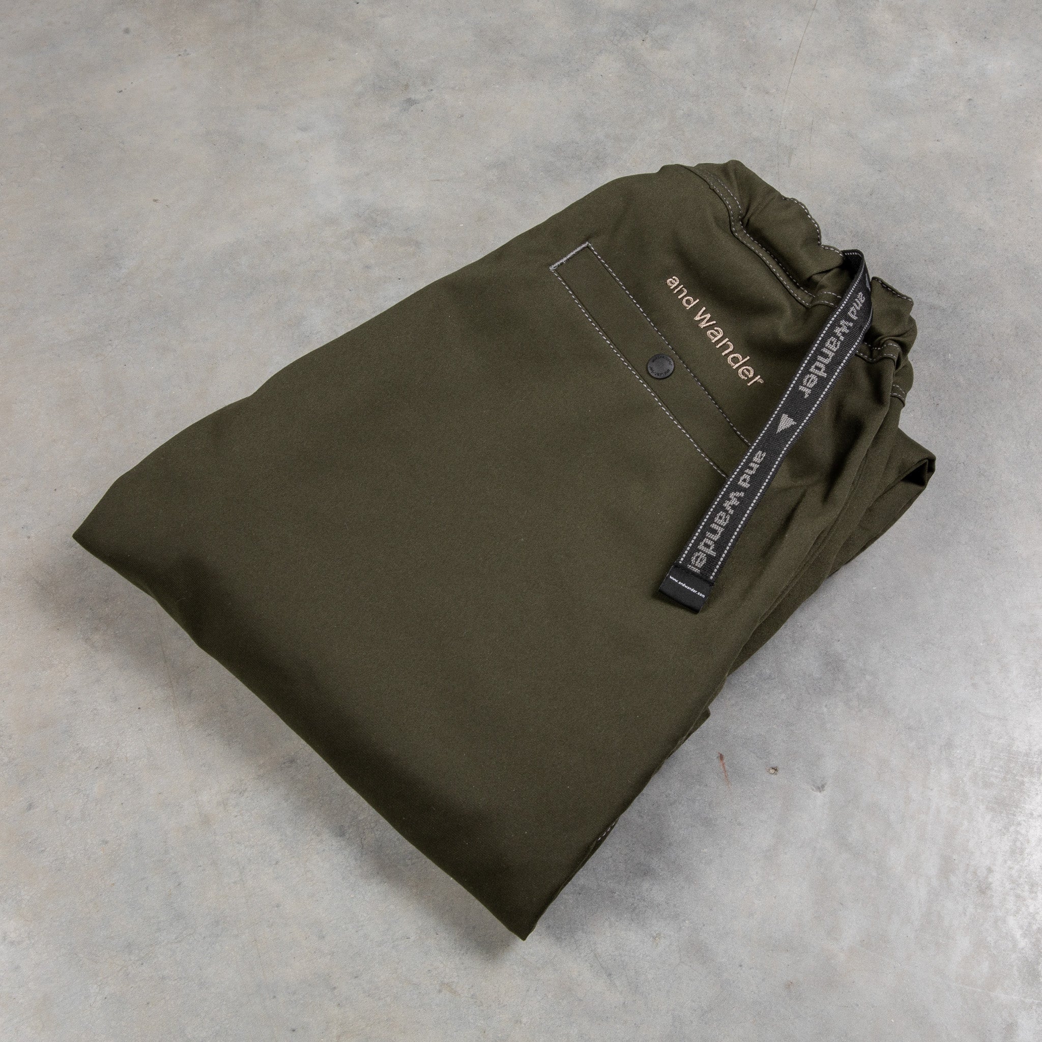 And Wander PE Climbing Pants Green