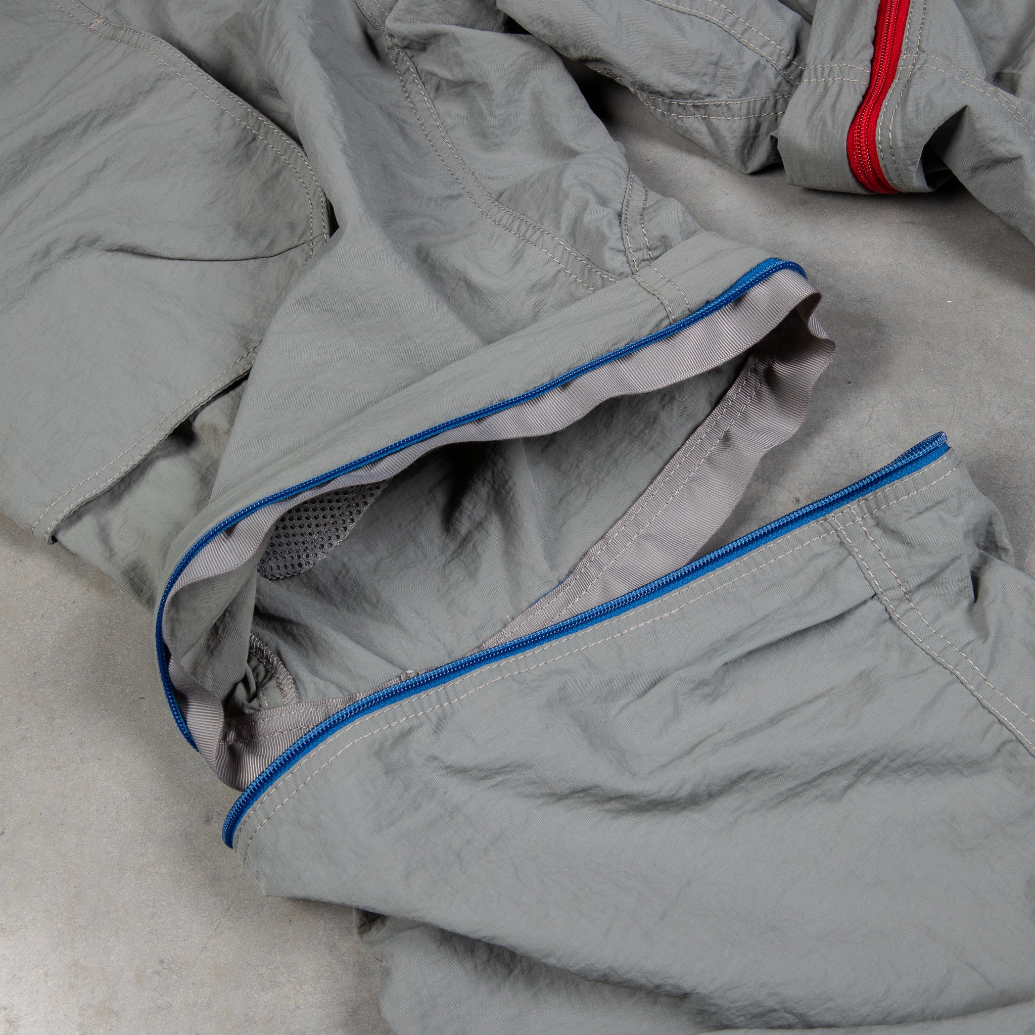 And Wander NY Taffeta 2-Way Pants Gray