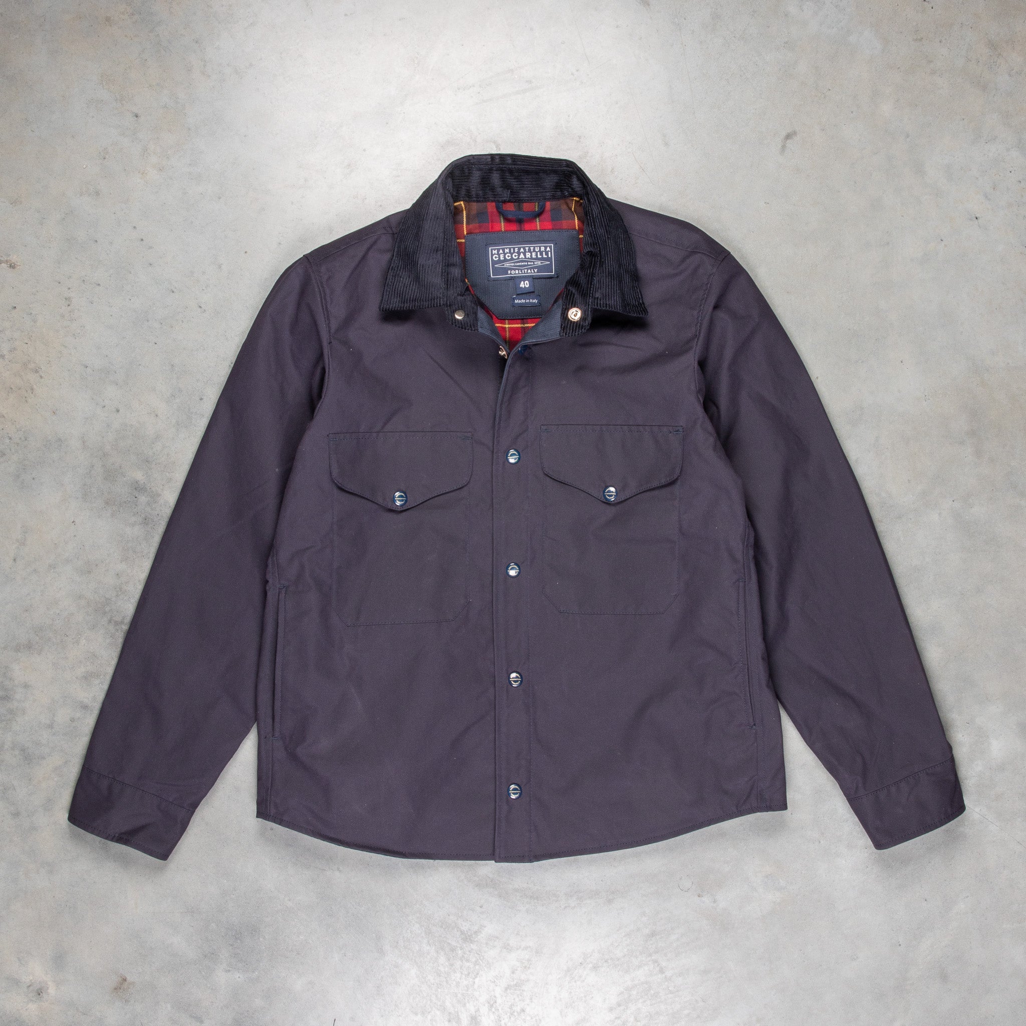 Manifattura Ceccarelli Heavy Shirt Navy – Frans Boone Store