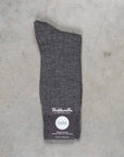 Pantherella Packington Merino wool socks Dark Grey Mix