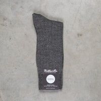 Pantherella Packington Merino wool socks Dark Grey Mix