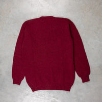 Laurence J. Smith Super soft Seamless Crew Neck Pullover Bord Mix