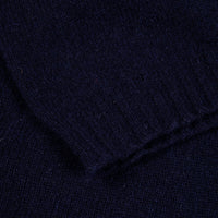 Laurence J. Smith Super Soft Seamless Roll Neck Pullover New Navy