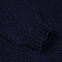 Laurence J. Smith Super Soft Seamless Roll Neck Pullover New Navy