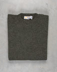 Laurence J. Smith Super soft Seamless Crew Neck Pullover Spruce