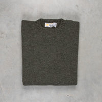 Laurence J. Smith Super soft Seamless Crew Neck Pullover Spruce