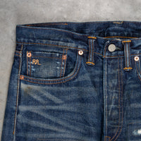 RRL Straight Fit Denim Hawley Wash