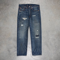 RRL Straight Fit Denim Hawley Wash