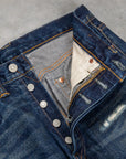 RRL Straight Fit Denim Hawley Wash