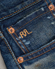 RRL Straight Fit Denim Hawley Wash