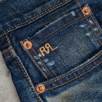 RRL Straight Fit Denim Hawley Wash