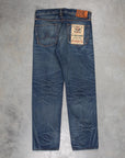 RRL Straight Fit Denim Hawley Wash