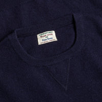 William Lockie x Frans Boone Super Geelong Gordon Crew Neck Slipover Dark Navy