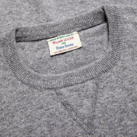 William Lockie x Frans Boone Super Geelong Gordon Crew Neck Slipover Flannel Grey