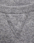William Lockie x Frans Boone Super Geelong Gordon Crew Neck Slipover Flannel Grey