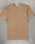 James Perse Crew neck tee Cashew