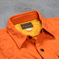 RRL Mountaineer Quilted Shirt Outdoor Orange