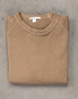 James Perse Vintage Fleece raglan Pullover Cashew