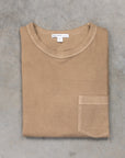 James Perse Crew Neck Pocket Tee Cashew